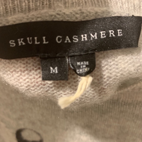 Skull Cashmere Pullover Sweater - Picture 3 of 4